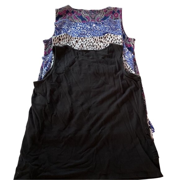 Ann Taylor & Talbots Womens Medium Sleeveless Tops 4 pc Bundle Multicolored Cott - Picture 4 of 8